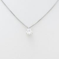 【リメイク】プラチナダイヤモンドネックレス 0．506ct・E・SI1・GOOD