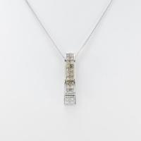 K18WG ダイヤモンドネックレス10％引き