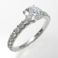 プラチナダイヤモンドリング 0．634ct・D・VS1・3EXT H＆C30％引き