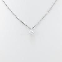 【リメイク】プラチナダイヤモンドネックレス 0．590ct・H・SI2・GOOD