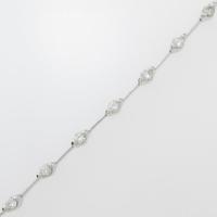 K18WG ダイヤモンドブレスレット