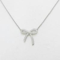 ティファニー ボウ ミニ ネックレス