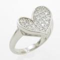 PT ハート パヴェ ダイヤモンドリング