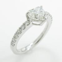 【リメイク】プラチナダイヤモンドリング 1．020ct・H・VS2・ハートシェイプ