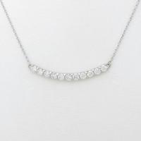 【新品】プラチナダイヤモンドネックレス 1．002ct・F・VS2?SI2・VG?G5％引き