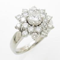 プラチナダイヤモンドリング 0．409ct・H・VS2・GOOD