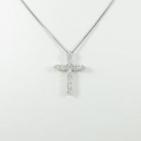 【新品】プラチナダイヤモンドネックレス 1．017ct・D・SI1?2・VERYGOOD?GOOD