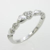 フォリフォリ ハート ダイヤモンドリング