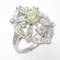 K18WG ダイヤモンドリング