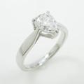 【リメイク】プラチナダイヤモンドリング 1．007ct・D・VS2・ペアシェイプ