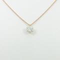【リメイク】K18PG ダイヤモンドネックレス 0．425ct・K・SI1・VERYGOOD