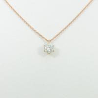 【リメイク】K18PG ダイヤモンドネックレス 0．425ct・K・SI1・VERYGOOD