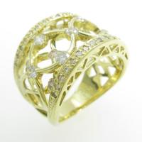 K18YG ダイヤモンドリング