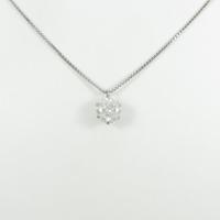 プラチナダイヤモンドネックレス 1．013ct・H・I1・GOOD