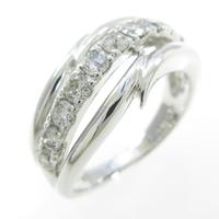 K18WG ダイヤモンドリング