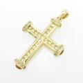 K18YG クロス サファイヤペンダント