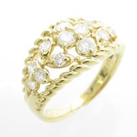 K18YG ダイヤモンドリング