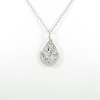 K18WG ダイヤモンドネックレス