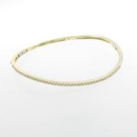 K18YG ダイヤモンドバングル