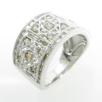 K18WG ダイヤモンドリング