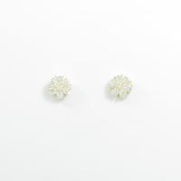 【リメイク】K18YG フラワー ダイヤモンドピアス
