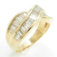 K18YG ダイヤモンドリング