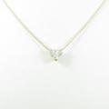 【リメイク】K18YG ダイヤモンドネックレス 1．074ct・H・SI2・ハートシェイプ