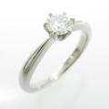 プラチナダイヤモンドリング 0．341ct・H・SI2・GOOD
