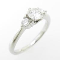 プラチナダイヤモンドリング 0．397ct・F・SI1・VERYGOOD