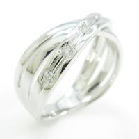 K18WG ダイヤモンドリング20％引き