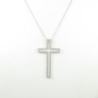 ポンテヴェキオ クロス ダイヤモンドネックレス
