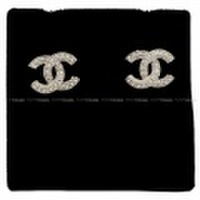2018 春夏 新作 CHANEL シャネル ラインストーン ココマーク ミニピアス シルバー A45628 新品