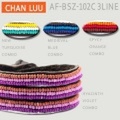 CHANLUU/チャンルー 3WRAP 3LINE BRACELETS/3ラップ3ラインブレスレットBSZ-102C