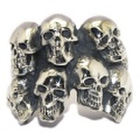 CRAZY PIG DESIGNS(クレイジーピッグ)CATACOMBS SKULLS カタコンブズ　スカルズリング　#1044