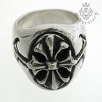 Gaboratory（ガボラトリー）　Cross oval signet ring　クロスオーバルシグネットリング