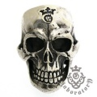 Gaboratory（ガボラトリー）　Large Skull Ring with Jaw　ラージスカルリングw/ジョー157-A