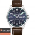 HAMILTON ハミルトン 腕時計 KHAKI カーキ パイロットオートデイデイト 44mm H64715545 国 内正規品