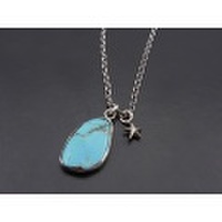 IDEALISM SOUND（イディアリズムサウンド）　ATELIER MADE Arizona Turquoise Necklace - Silver（アトリエメイド アリゾナターコイズネックレス - シルバー）