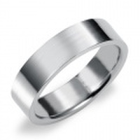 K18WG　フラット・マリッジリング（結婚指輪・幅広タイプ）5mm (N051O160N*02-K18WG)