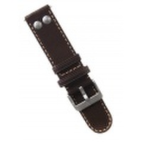 Laco 401875 レザーベルト ダークブラウン 22mm幅