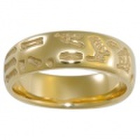 Link Love - Message - K18 自然・愛・幸運Sリング