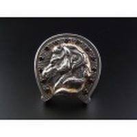 MARK MAHONEY×BILL WALL LEATHER（マークマホーニー×ビルウォールレザー）　Silver Horse Head w/Black Diamond