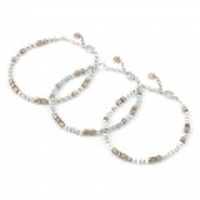 OCEANS5月号掲載 Suman Dhakhwa（スーマンダックワ）　MOKUME Slice Beads Bracelet（モクメスライスビーズブレスレット）