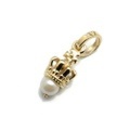ROYAL ORDER(ロイヤルオーダー) 9KGP16-1P Tiny Crown w/Pearl WH