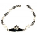 ROYAL ORDER(ロイヤルオーダー)　IDパールブレスレット　ID PEARL w/WT PEARL Bracelet　SBB2