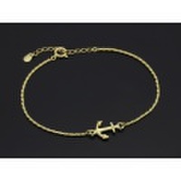 SYMPATHY OF SOUL（シンパシーオブソウル）　Small Anchor Chain Bracelet - K18Yellow Gold（スモールアンカーチェーンブレスレット - K18イエローゴールド）