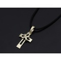 SYMPATHY OF SOUL（シンパシーオブソウル）　Tide Cross Necklace - K10Yellow Gold（タイドクロスネックレス - K10イエローゴールド）
