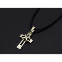 SYMPATHY OF SOUL（シンパシーオブソウル）　Tide Cross Necklace - K10Yellow Gold（タイドクロスネックレス - K10イエローゴールド）