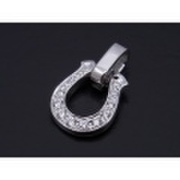 SYMPATHY OF SOUL（シンパシーオブソウル）　Horseshoe Amulet w/Clear CZ（ホースシューアミュレット w/クリアジルコニア）