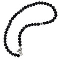 TRAVIS WALKER(トラヴィスワーカー) 18inchビーズ ネックレス【18inch=約46ｃｍ】 大粒/オニキス　NCS050-LG